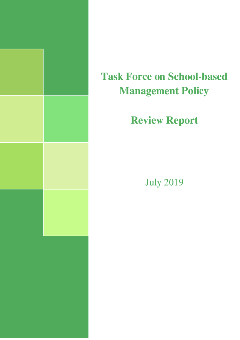 Review Report of the Task Force on School-based